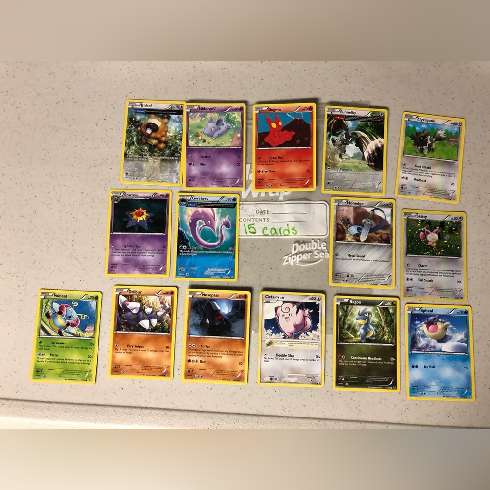 Pokemon set of 15 cards